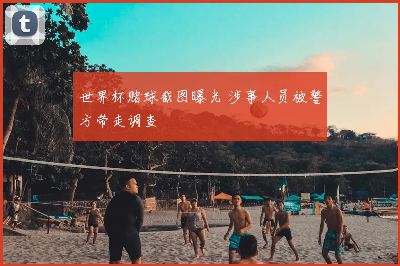 世界杯赌球截图曝光 涉事人员被警方带走调查